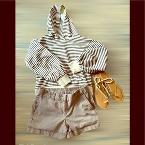 Khaki shorts from Loft